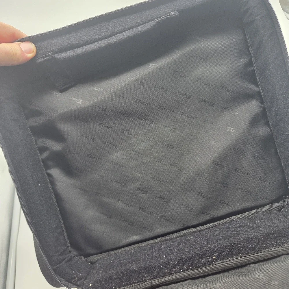 Targus Large Computer Bag Carrying Case Briefcase Laptop Notebook Leather